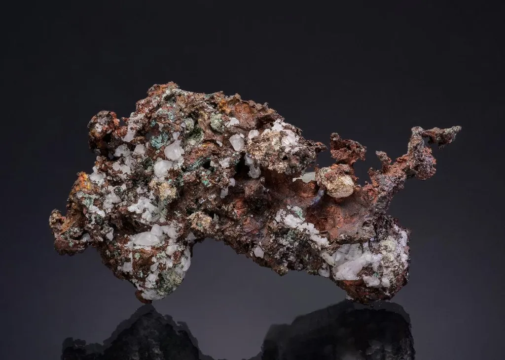 Native Silver with Native Copper image