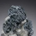 NATIVE Silver with Pyrargyrite Acanthite on Calcite - image 1