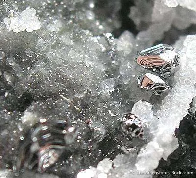 Native Tellurium Crystals With Quartz - image 2