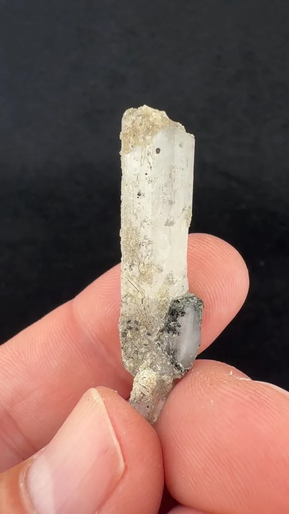 Natrolite from Poudrette Quarry - image 2