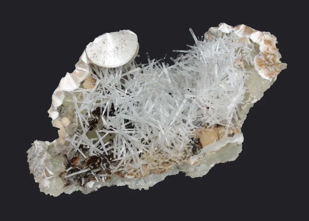Natrolite from USA, New Jersey, Bernards Township, Millington Quarry image