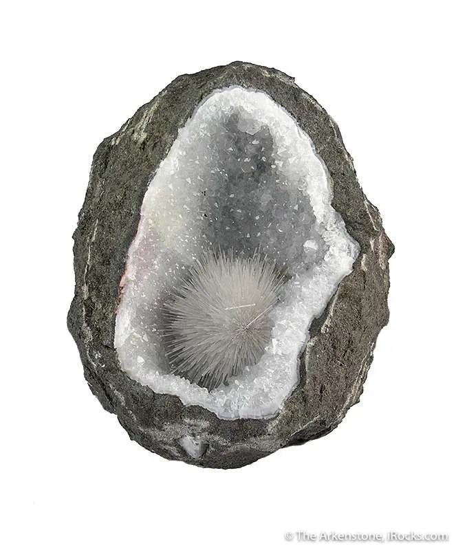 Natrolite on Quartz image