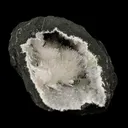Natrolite Sprays Inside MM Quartz Geode Natural Mineral Specimen - image 1