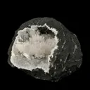 Natrolite Sprays Inside MM Quartz Geode Natural Mineral Specimen - image 4
