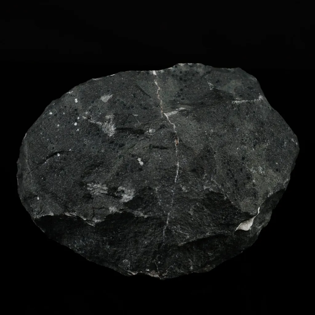 Natrolite with Calcite on Chalcedony Natural Mineral Specimen - image 4