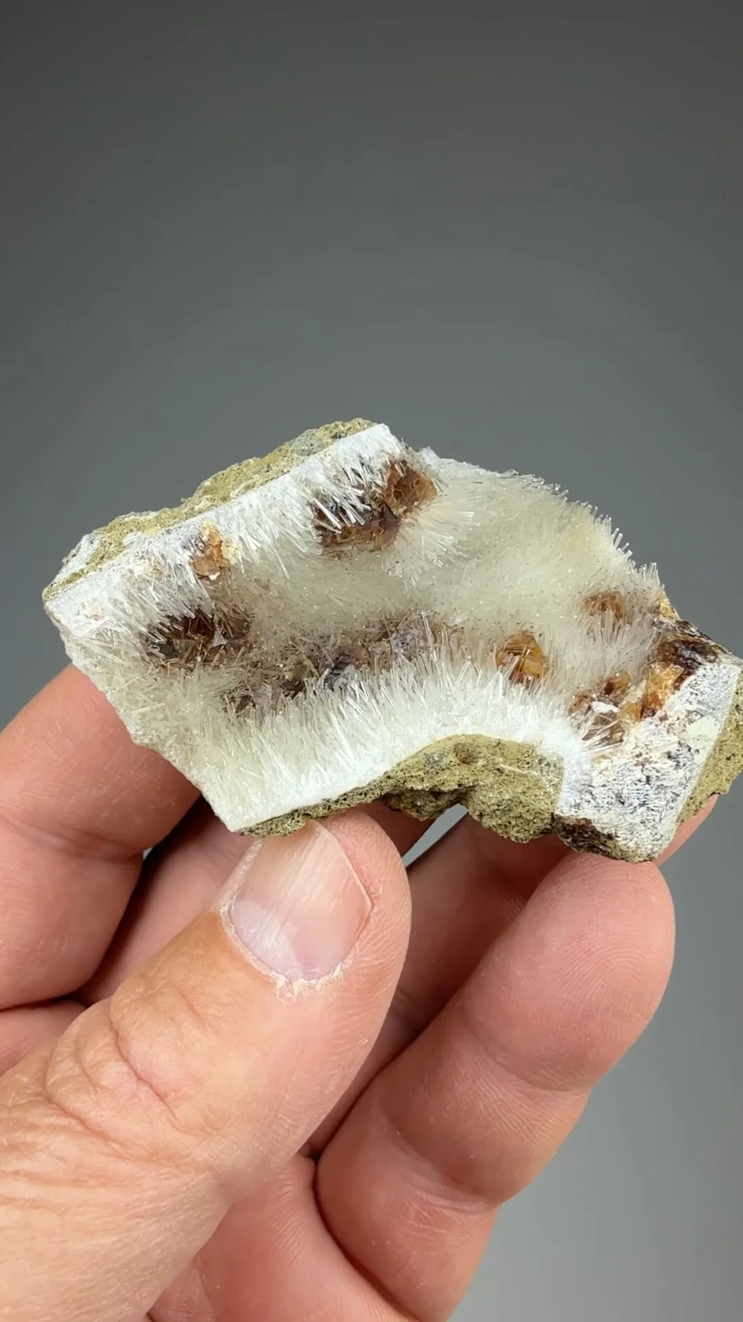 Natrolite with Calcite, Prehnite - image 2