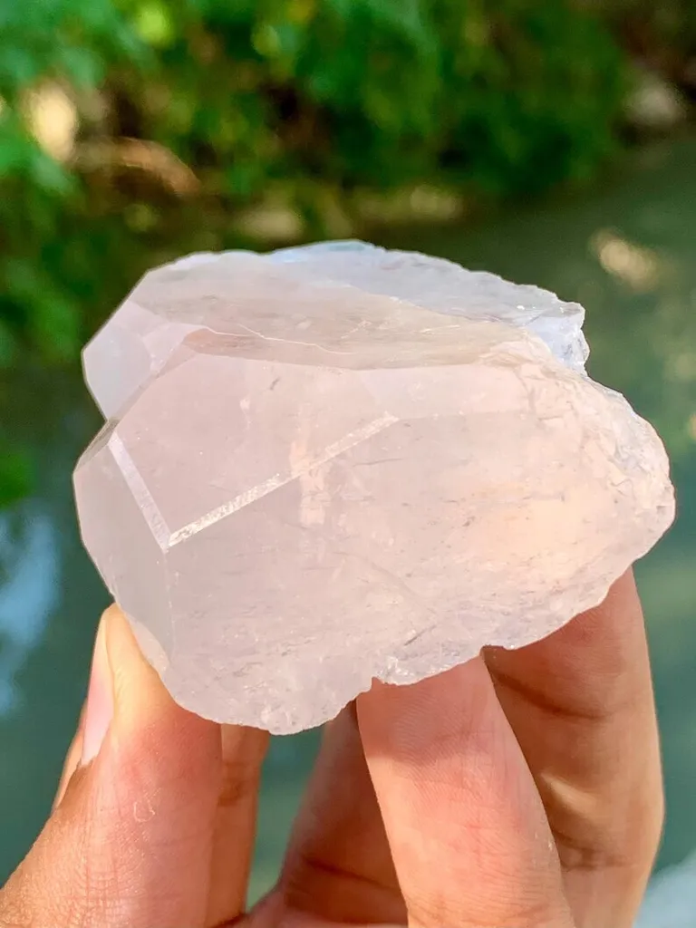 Natural Afghan Peach Pink color Morganite Crystal with Beautiful terminations. - image 5