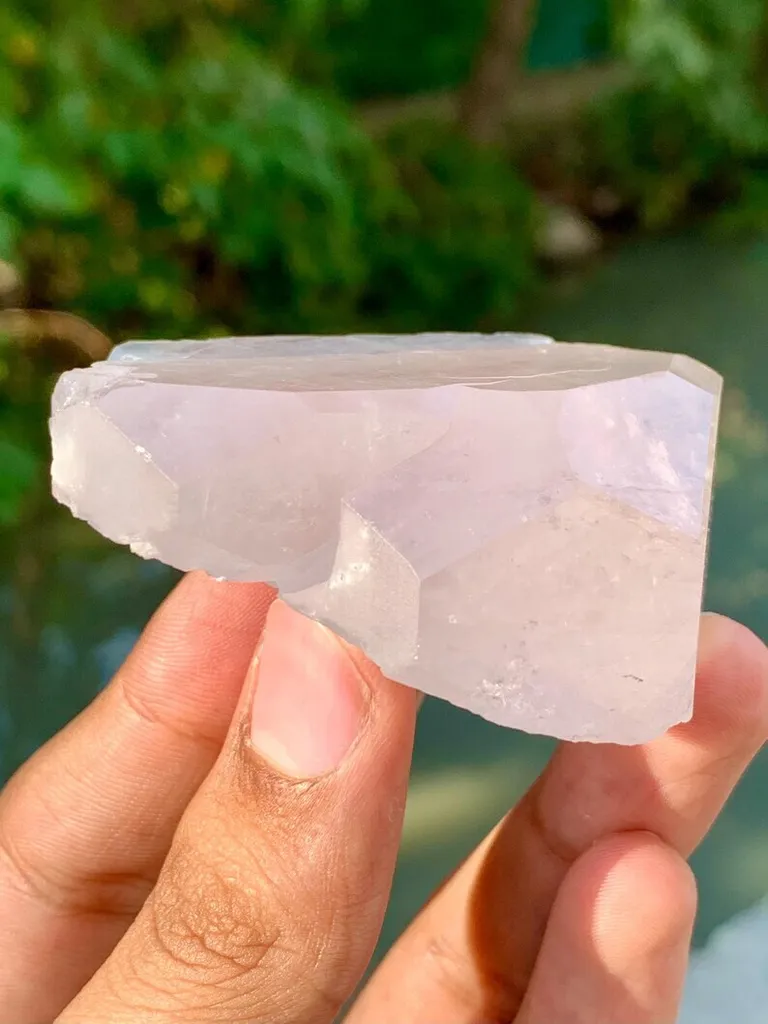 Natural Afghan Peach Pink color Morganite Crystal with Beautiful terminations. - image 8