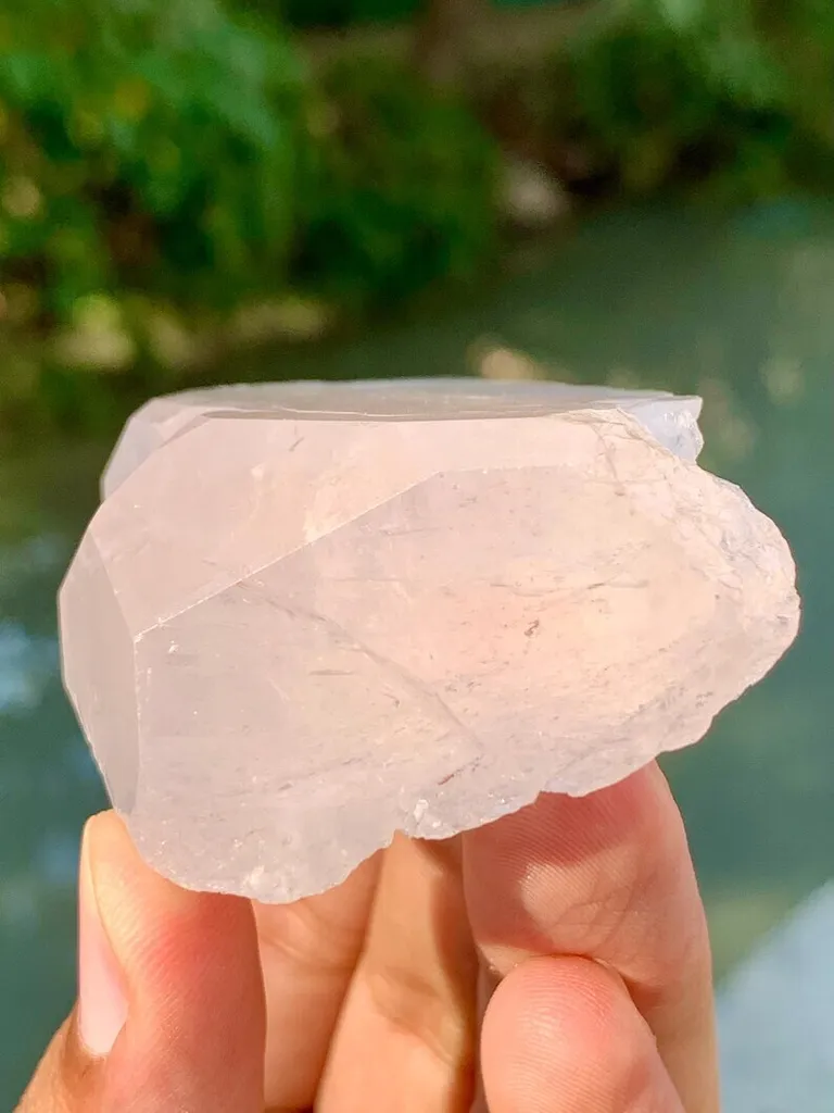 Natural Afghan Peach Pink color Morganite Crystal with Beautiful terminations. - image 6
