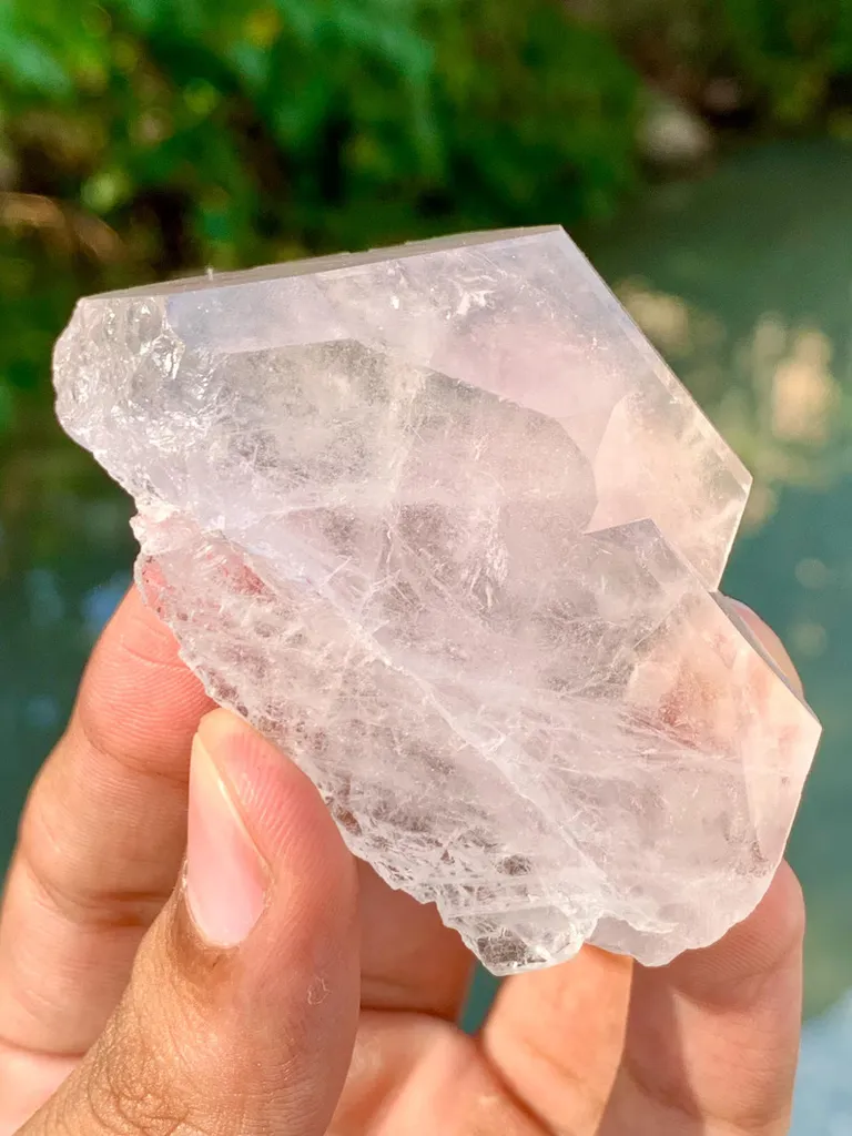 Natural Afghan Peach Pink color Morganite Crystal with Beautiful terminations. - image 2