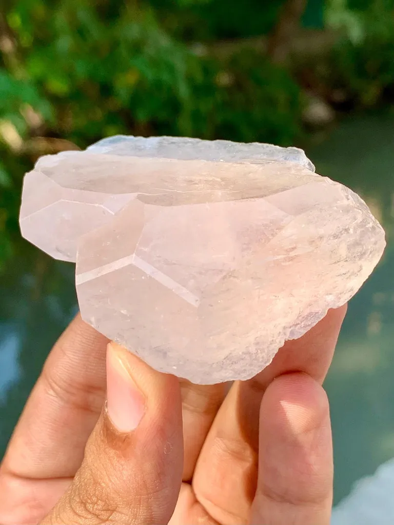 Natural Afghan Peach Pink color Morganite Crystal with Beautiful terminations. - image 7