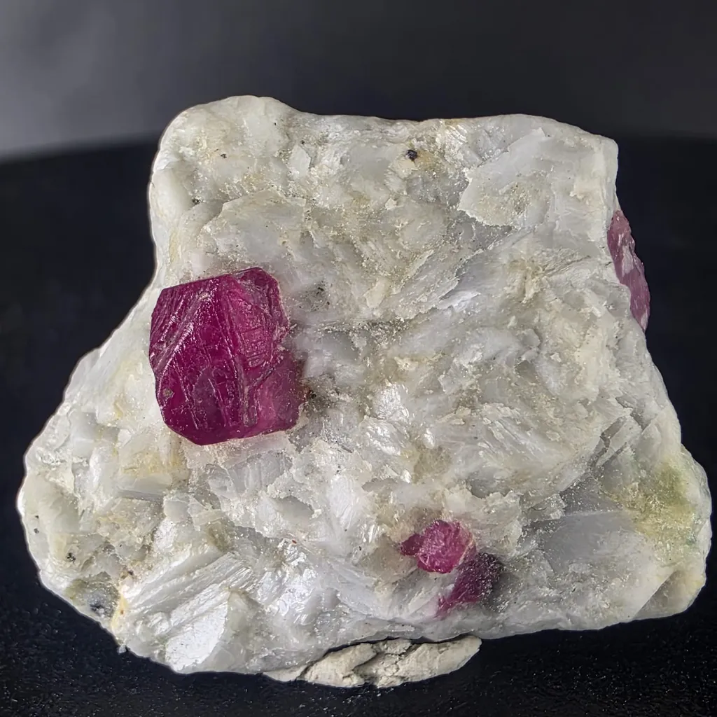 Natural Afghanistan Ruby Crystal on Matrix 9.7g | Red Corundum Specimen | Collector Mineral - image 3