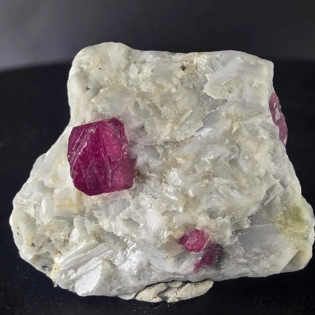 Natural Afghanistan Ruby Crystal on Matrix 9.7g | Red Corundum Specimen | Collector Mineral - image 4