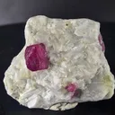 Natural Afghanistan Ruby Crystal on Matrix 9.7g | Red Corundum Specimen | Collector Mineral - image 4