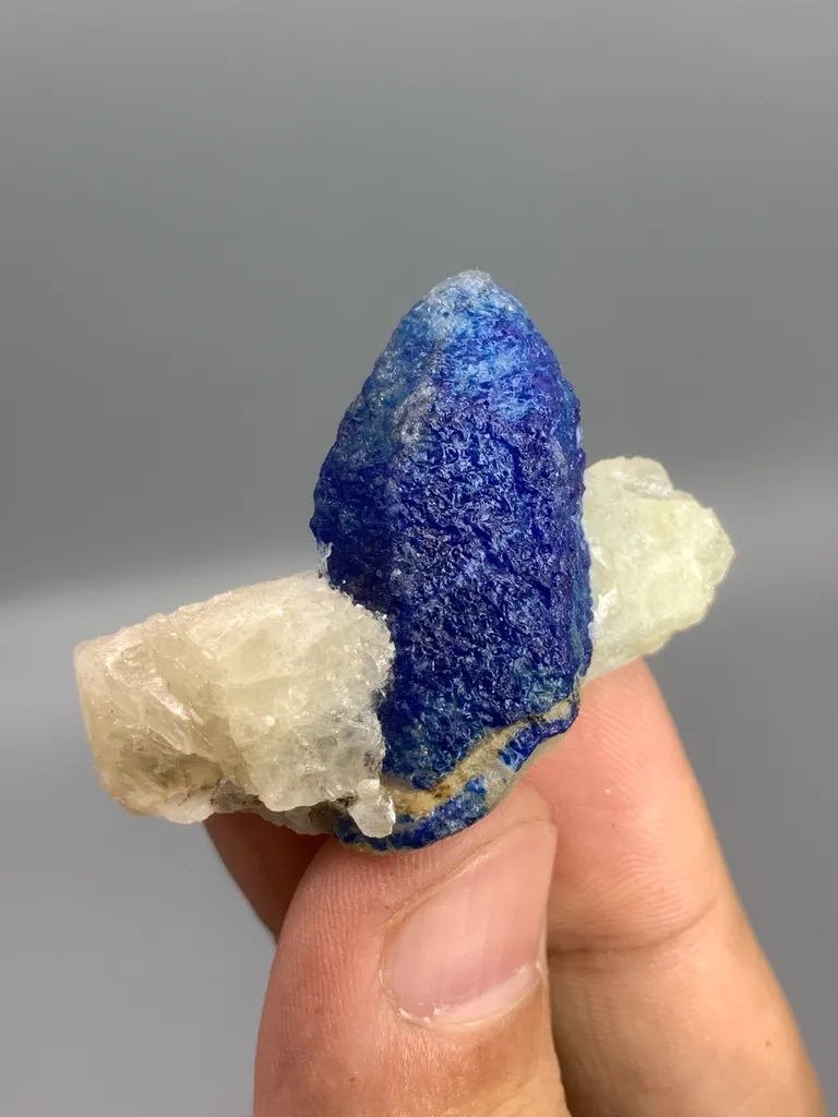 Natural Afghanite Crystal on Matrix – Badakhshan, Afghanistan 19.13g image