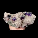 Natural Amethyst and Calcite Mineral Specimen,High Quality Specimen,DAYE,HUBEI,CHINA(120*96*65mm) - image 1