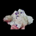 Natural Amethyst and Red Calcite, Mineral Specimen:Anhui,China (110*80*55MM) - image 3