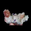 Natural Amethyst and Red Calcite, Mineral Specimen:Anhui,China (110*80*55MM) - image 2