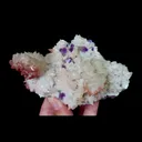 Natural Amethyst and Red Calcite, Mineral Specimen:Anhui,China (110*80*55MM) - image 4