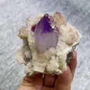 Natural Amethyst and Red Calcite Symbiosis comes from Daye,Hubei 80*65*40MM - image 3