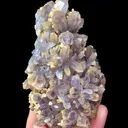 Natural Amethyst Cluster and Dolomite Coexist comes from Anhui,China 110*80*40MM - image 1