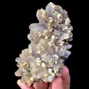 Natural Amethyst Cluster and Dolomite Coexist comes from Anhui,China 110*80*40MM - image 2
