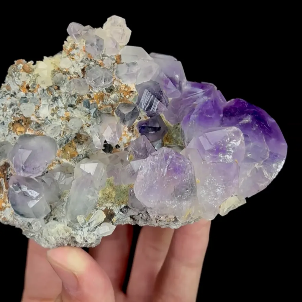 Natural Amethyst Cluster, Mineral Specimen: Bolivia (110*75*55MM) - image 3