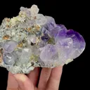 Natural Amethyst Cluster, Mineral Specimen: Bolivia (110*75*55MM) - image 3