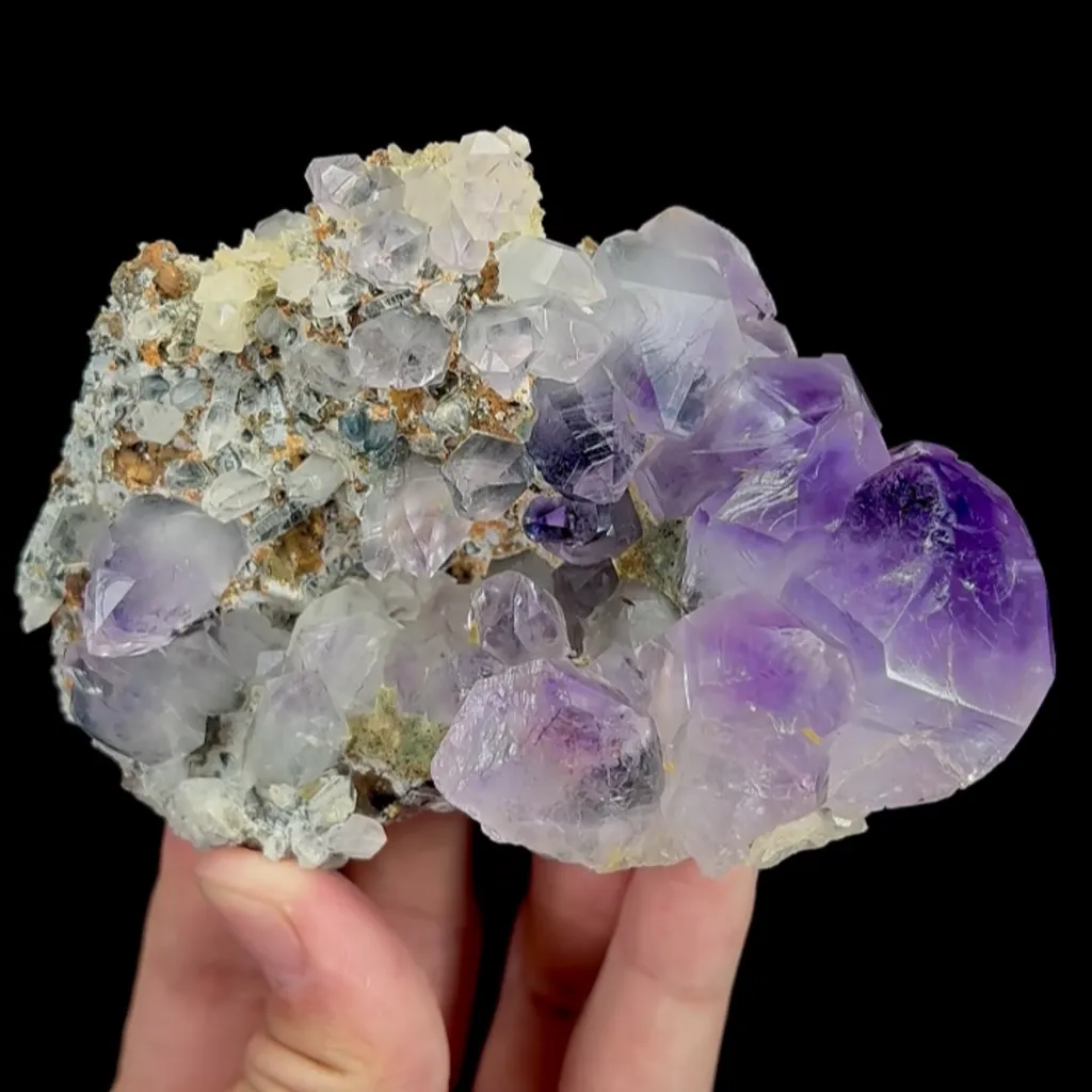 Natural Amethyst Cluster, Mineral Specimen: Bolivia (110*75*55MM) - image 5