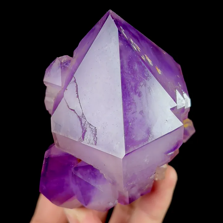 Natural Amethyst Cluster, Mineral Specimen: Bolivia (80*55*90MM) image