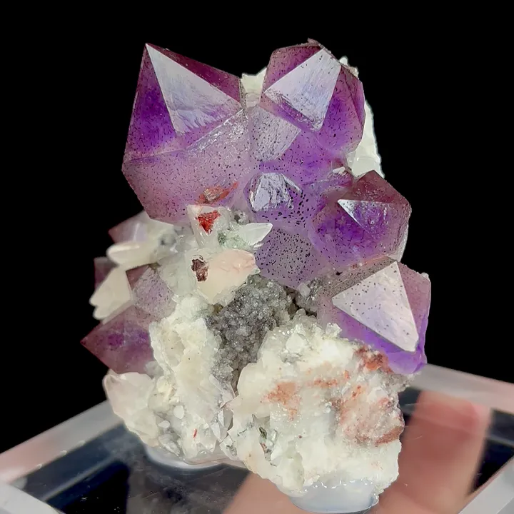 Natural Amethyst Cluster, Mineral Specimen:Anhui,China (75*50*35MM) image