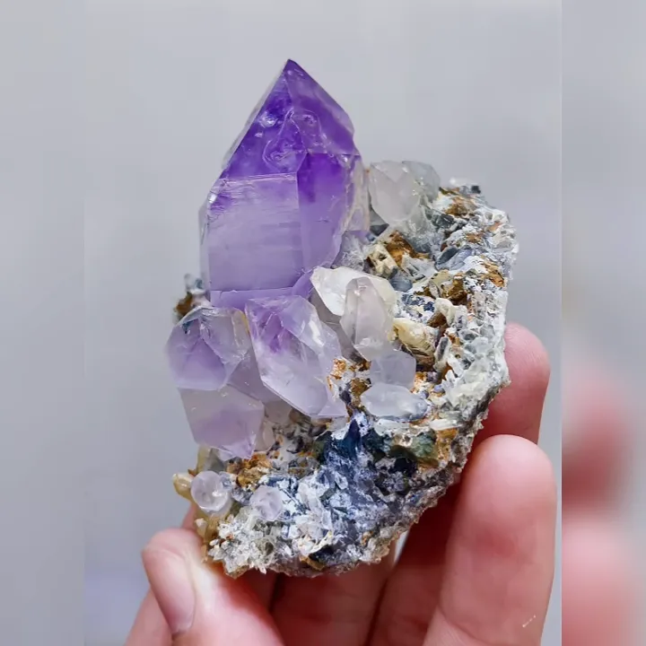 Natural Amethyst comes from Anhui,China 55*75*40MM - image 2