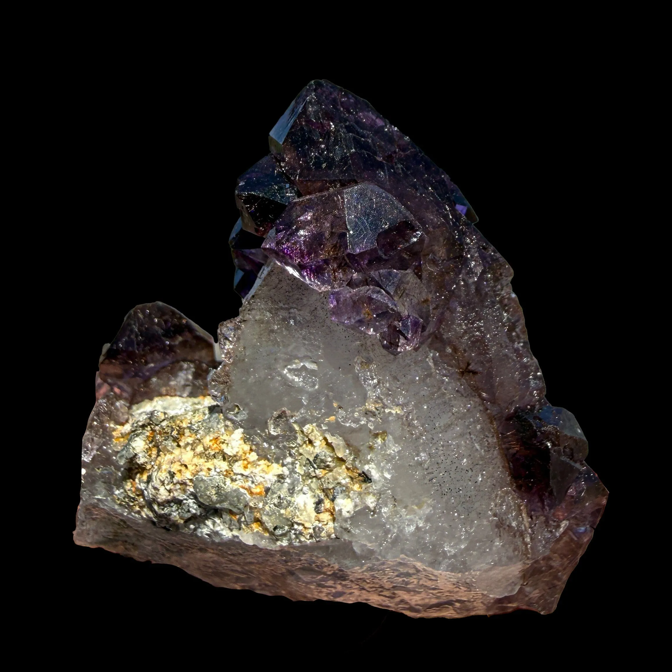 Natural Amethyst Crystal from Karur, India – Deep Purple Quartz Formation, Collector’s Healing Crystal Display Piece - image 7