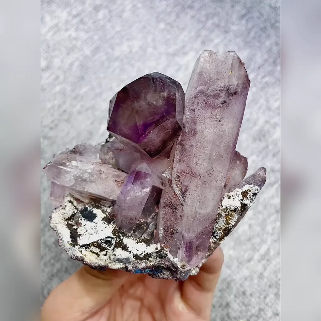 Natural Amethyst Towers comes from Zimbabwe 80*75*70MM - image 6