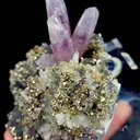 Natural Amethyst with Galena, Quartz, and Pyrite, Mineral Specimen:Jiangxi,China (95*85*65MM) - image 4