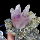 Natural Amethyst with Galena, Quartz, and Pyrite, Mineral Specimen:Jiangxi,China (95*85*65MM) - image 2