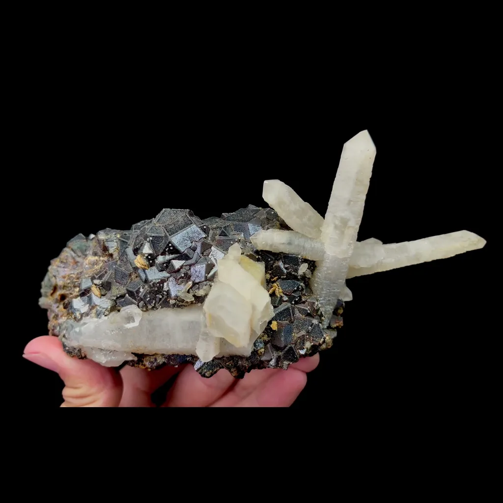 Natural Andradite and Crystal Mineral Specimen,High Quality Specimen,HUANGGANG LIANG,INNER MONGOLIA,CHINA(180*130*60mm) - image 4