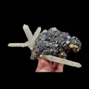 Natural Andradite and Crystal Mineral Specimen,High Quality Specimen,HUANGGANG LIANG,INNER MONGOLIA,CHINA(180*130*60mm) - image 1