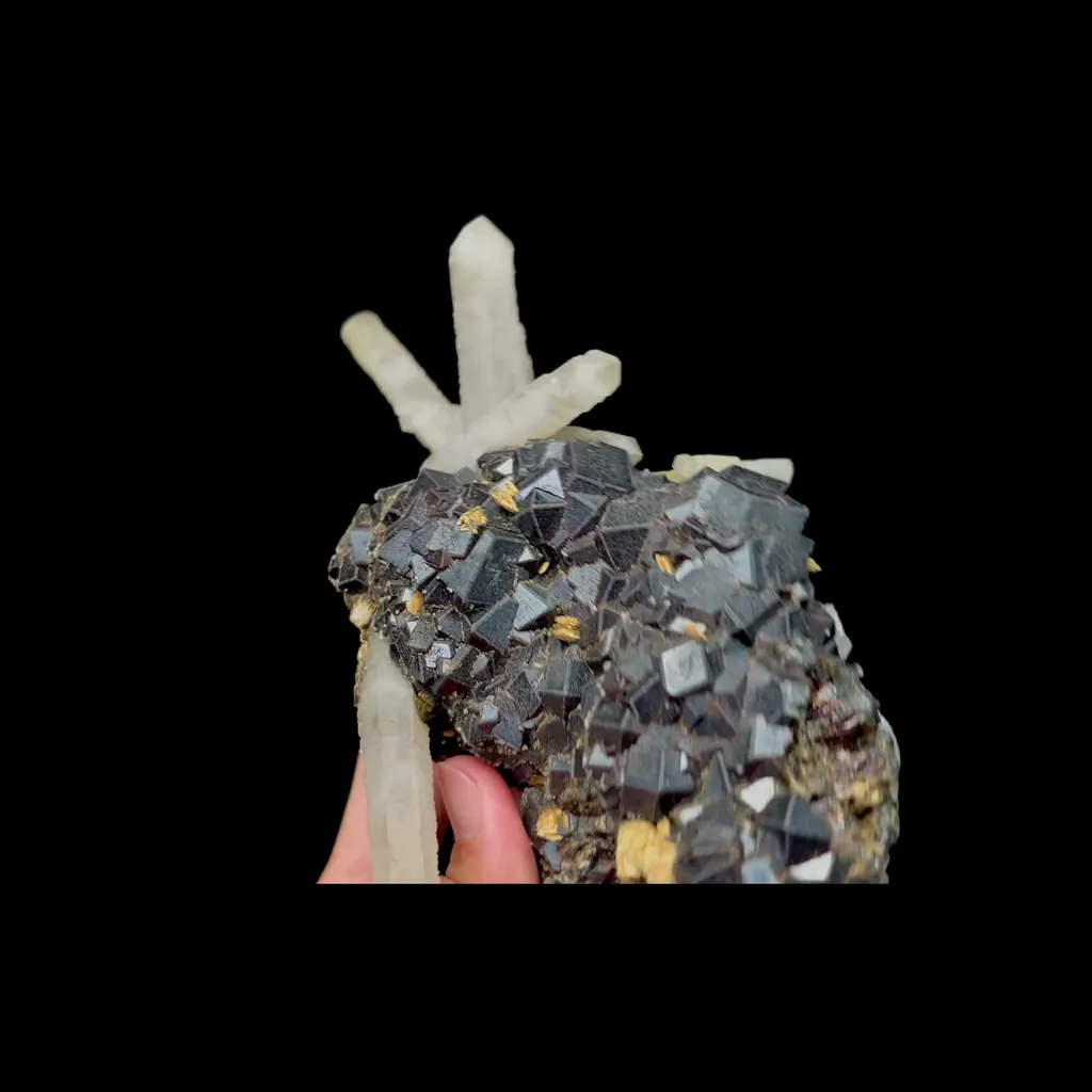 Natural Andradite and Crystal Mineral Specimen,High Quality Specimen,HUANGGANG LIANG,INNER MONGOLIA,CHINA(180*130*60mm) - image 3