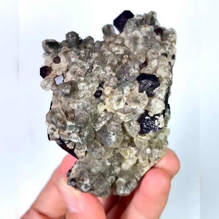 Natural Andradite and Quartz, Mineral Specimen: Inner Mongolia,China (80*55*45MM) - image 5