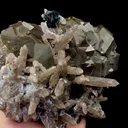 Natural Andradite Crystal and Specularite Mineral Specimen,High Quality Specimen,HUANGGANG LIANG,INNER MONGOLIA,CHINA(127*110*70mm) - image 3