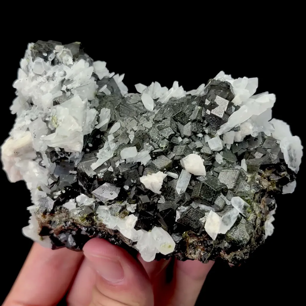 Natural Andradite Garnet and Dolomite Mineral Specimen,High Quality Specimen,INNER MONGOLIA,CHINA(100*71*46mm) - image 2