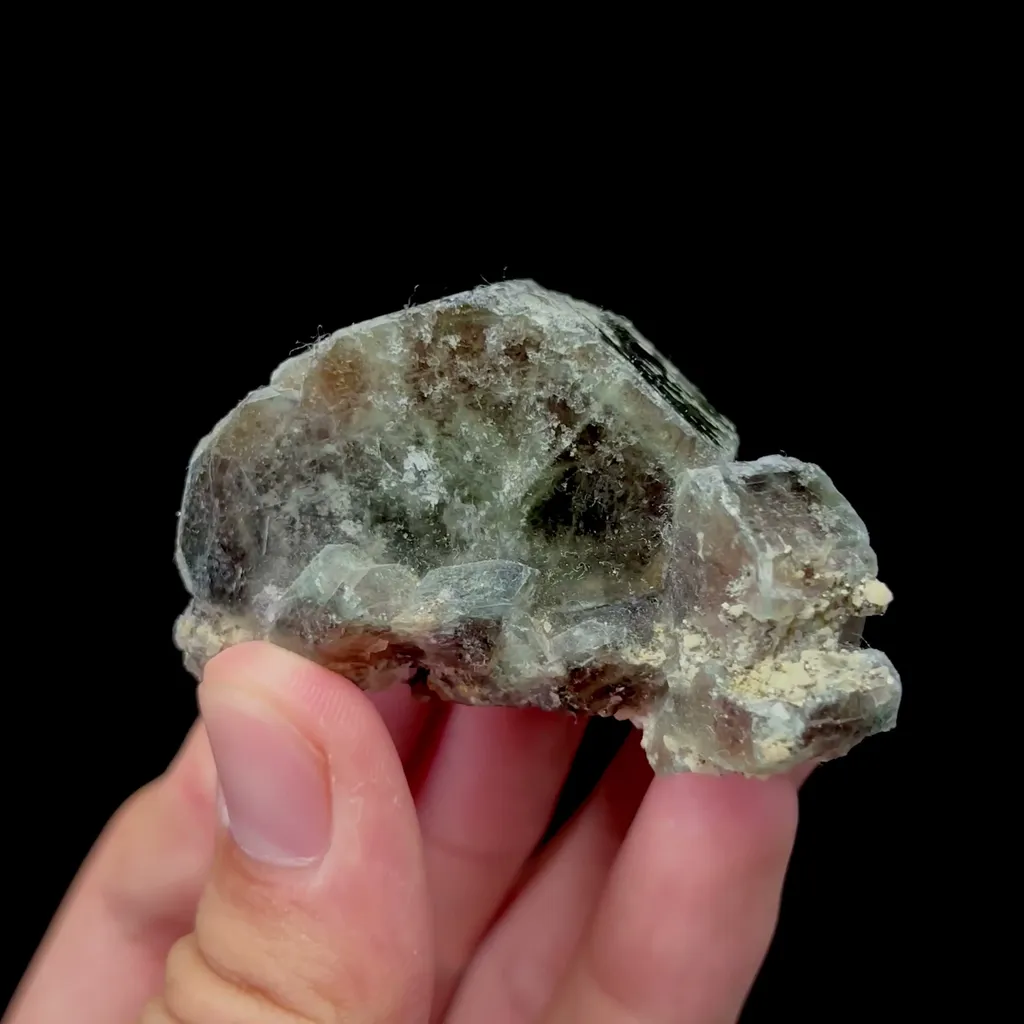 Natural Apatite and Pyrite Mineral Specimen,High Quality Specimen,YAO GANG XIAN,HUNAN,CHINA(53*34*42mm) image