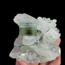 Natural Apatite and Quartz Cluster, Mineral Specimen:Yaogangxian,Hunan (75*80*40MM) - image 2