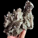 Natural  Apophyllite /Goethite and Calcite,Crystal Mineral Specimen:HUBEI (135*80*80mm) - image 3