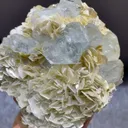 Natural Aquamarine and Flake Mica Symbiosis comes from Xuebaoding, Sichuan 110*55*110MM - image 2