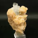 Natural Aquamarine Crystal Cluster on Matrix with Mica – 135g Raw Beryl Specimen from Pakistan - image 4