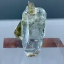 Natural Aquamarine Crystal with Golden Muscovite Mica Specimen | Pakistan Beryl Collector Piece Gilgit-Baltistan, Nagar District, Nagar - image 2