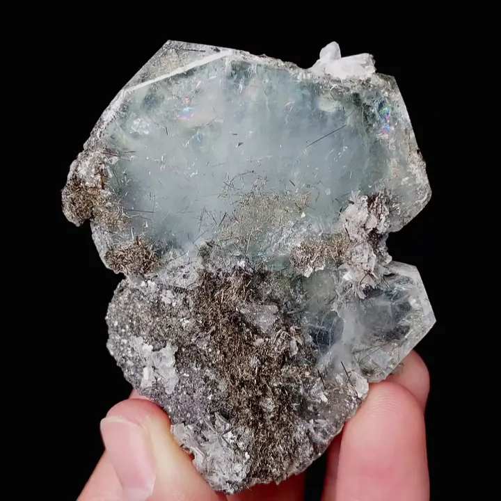 Natural Aquamarine, Mineral Specimen:Xuebaoding,Sichuan (60*65*25MM) - image 5