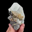 Natural Arsenopyrite and Clear Quartz Cluster, Mineral Specimen:Yaogangxian,Hunan (60*85*45MM) - image 3